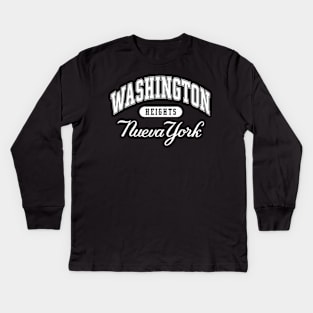 Washington Heights Nueva York New York Kids Long Sleeve T-Shirt